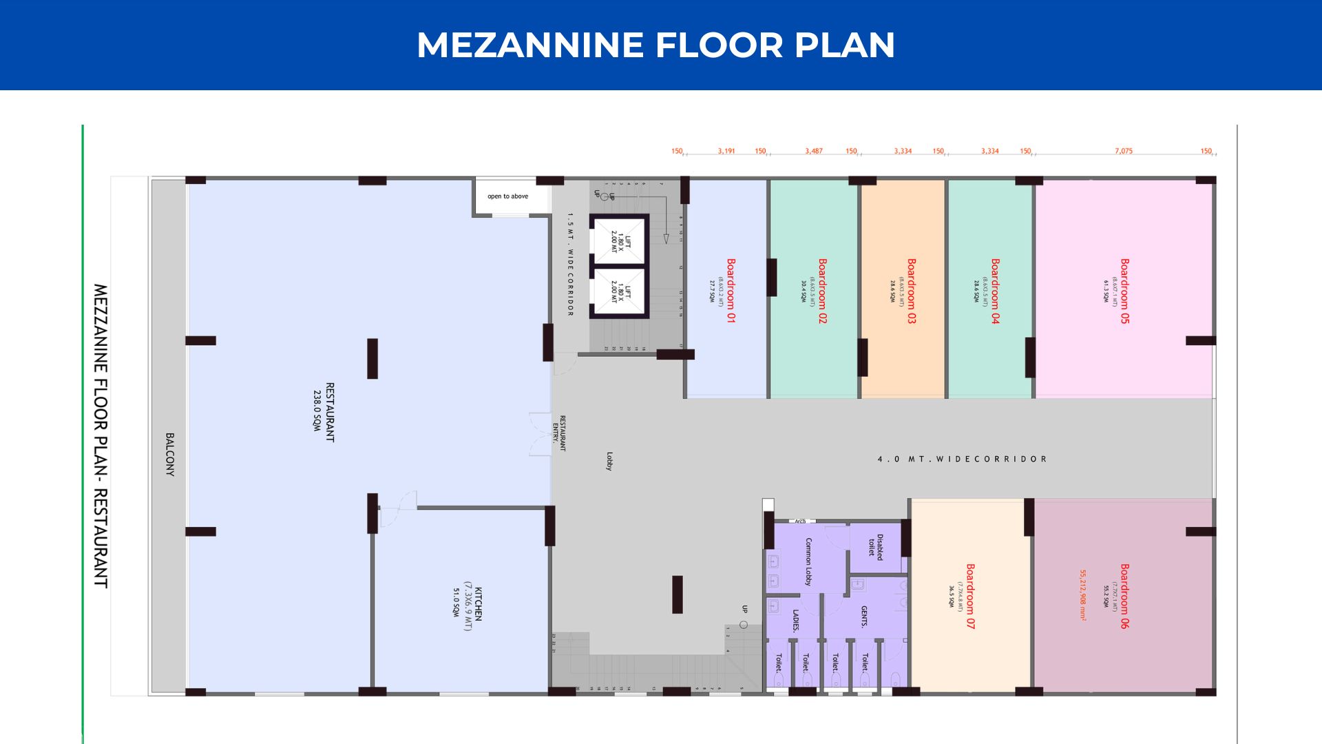 MEZANNINE FLOOR PLAN